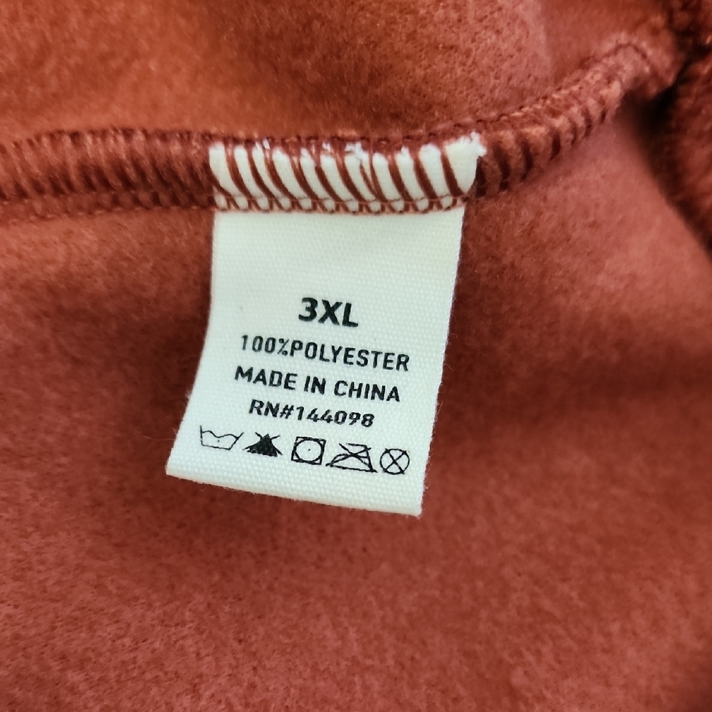 Warm Rust Fleece Pullover - Picture 9 of 9